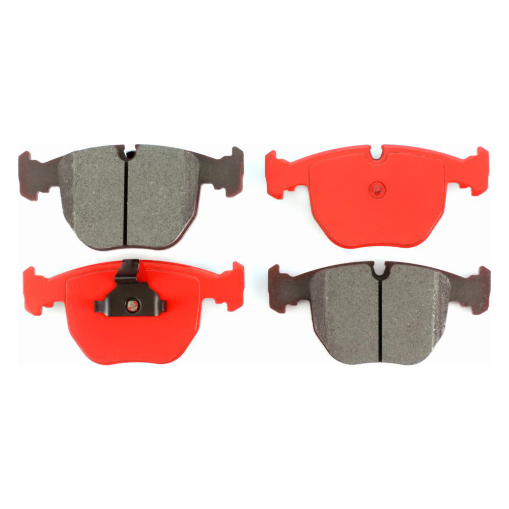 Front Rear Coated Disc Rotors /& Semi-Metallic Brake Pads Fits BMW X5