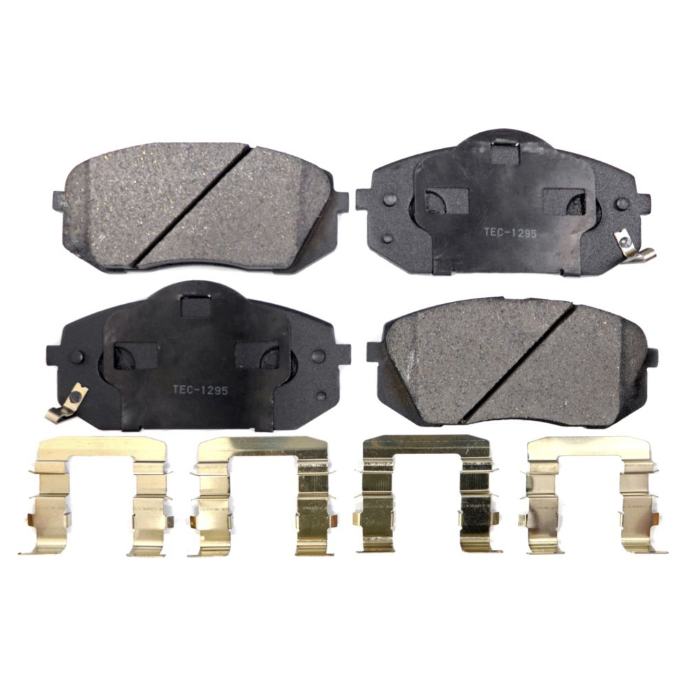 Front Rear Disc Rotors /& Ceramic Brake Pads Fits Kia Rondo